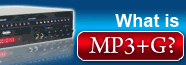 Check out MP3+G! The next generation of karaokecan store hundreds of songs! Create your own or download MP3+G today.
